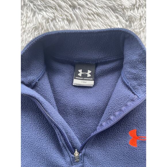Under Armour Sweater Blue and Orange Youth UNISEX Sz S Gently used - Picture 7 of 7